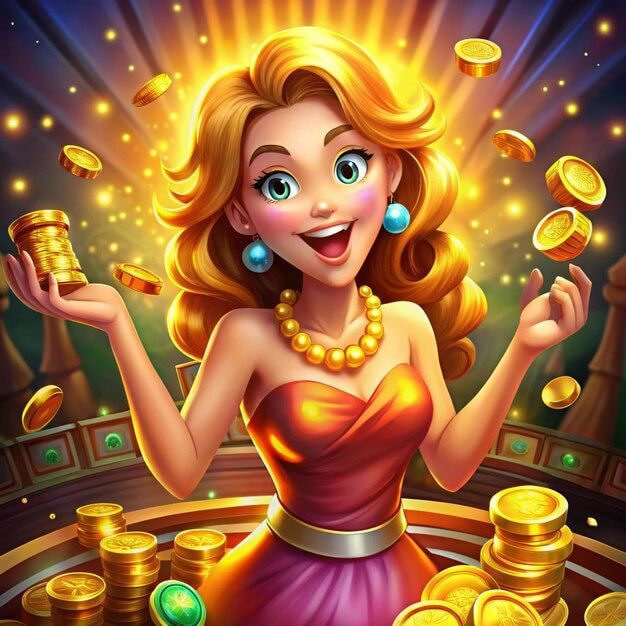 Casino game interface showing slots and live dealer options